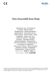 Elos Accurate Scan Body Instructions For Use Manual