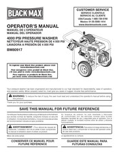 Black Max BM80917 Operator's Manual