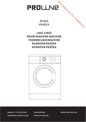 Proline FP 812 Operating Instructions Manual