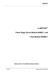 phytron phyMOTION INAM02.1 Translation Of The Original Manual