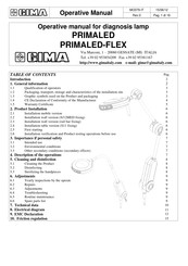 Gima PRIMALED Operative Manual