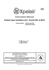 Xpelair Everdri XEL Instruction Manual