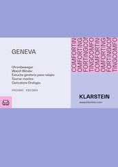 Klarstein GENEVA Instructions Manual