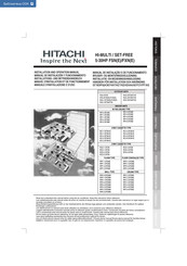 Hitachi RAS-5FSN Installation And Operation Manual