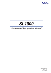Nec SL1000 Features And Specifications Manual