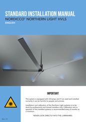 NORDICCO NORTHERN LIGHT HVLS Standard Installation Manual