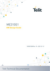 Telit Wireless Solutions ME310G1 Series Hw Design Manual
