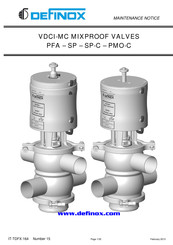 Definox VDCI-MC PMO-C Manual