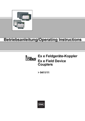 Stahl 9411/11 Operating Instructions Manual