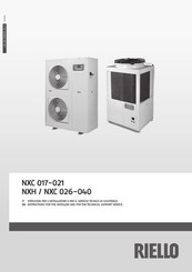 Riello NXC 040 Instructions For The Installer And For The Technical Support Service
