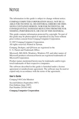 Compaq V40 User Manual