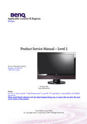 BenQ SE2241 Product Service Manual