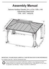 Costco Salome 1403230 Assembly Manual