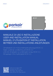 Parkair Energy Solutions PRK-MCW-18S User And Installation Manual