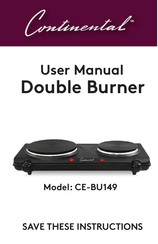 Continental Refrigerator CE-BU149 User Manual