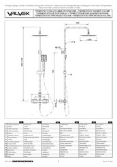 VALVEX CUBUS BLACK 2447130 Assembly And Operation Instructions Manual