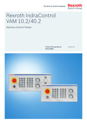 Bosch Rexroth VAM 40.2 Project Planning Manual