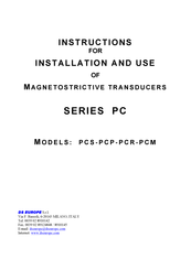 DS PCP Instructions Manual