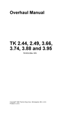 Thermo King TK 3.95 Overhaul Manual