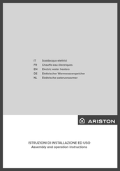 Ariston 65 Assembly And Operation Instructions Manual