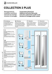 Duscholux COLLECTION 2 PLUS Installation Instructions Manual