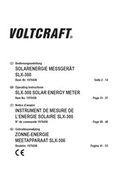 VOLTCRAFT SLX-300 Operating Instructions Manual