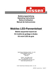 nissen 141060-2 Operating Instructions Manual