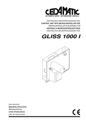 cedamatic GLISS 1000 I Operating Instructions Manual