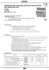 Coster XTA 624 Manual