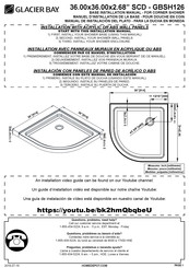 Glacier bay SCD-GBSH126 Installation Manual