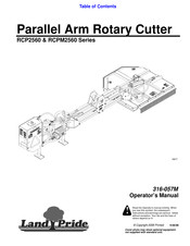 Land Pride RCPM2560 Series Operator's Manual