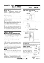 M-System JPSM Instruction Manual