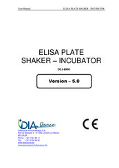 DIAsource ImmunoAssays ELISA PLATE SHAKER User Manual
