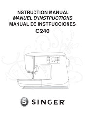 SVP SINGER C240 Instruction Manual