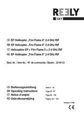 Reely Sky Fire Flame II Operating Instructions Manual