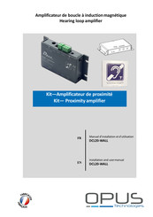 Opus DCL20-WALL Installation And User Manual