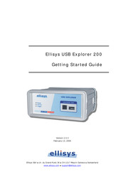 Ellisys USB Explorer 200 Getting Started Manual