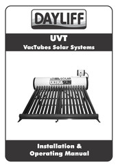 Davis & Shirtliff DAYLIFF Ultrasun UVT VacTube Installation & Operating Manual
