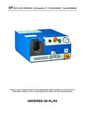 OP UNISPEED US-FL/01 Use And Maintenance Manual