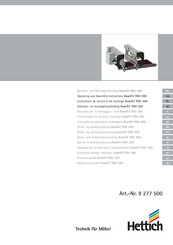 Hettich AvanFit YOU 300 Operating And Assembly Instructions Manual