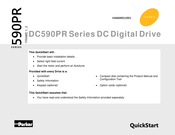 Parker DC590PR Series Quick Start Manual