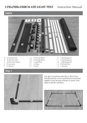 Pixapro LED LIGHT TENT Instruction Manual