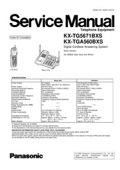 Panasonic KX-TGA560BXS Service Manual