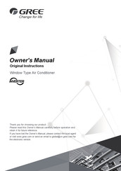 Gree GJC24AH-E3DRNG1A Owner's Manual