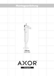 Hans Grohe Axor Citterio 39451000 Manual