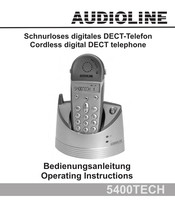 Audioline 5400TECH Operating Instructions Manual