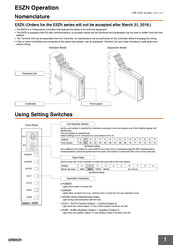Omron E5ZN-SCT18S Manual
