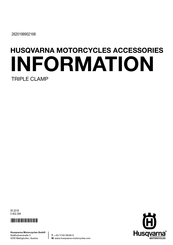 Husqvarna 2620199902168 Information