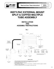 Pure Humidifier INSTY-PAC Series Installation And Assembly Instructions
