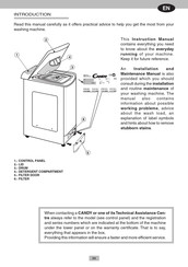 Candy CTE 104 Instruction Manual